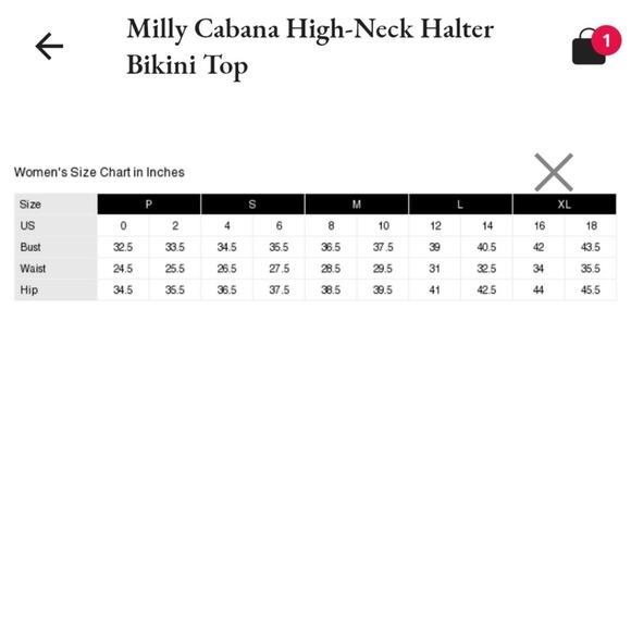 Milly Cabana High Neck Halter Neon Stripe Eyelet Bikini Top size Medium - Picture 9 of 11